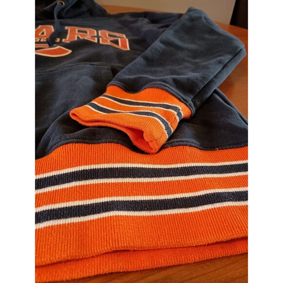 Tailgate Chicago Bears Hoodie Sweatshirt Womens Small Navy Blue Banded Waist - Picture 5 of 12